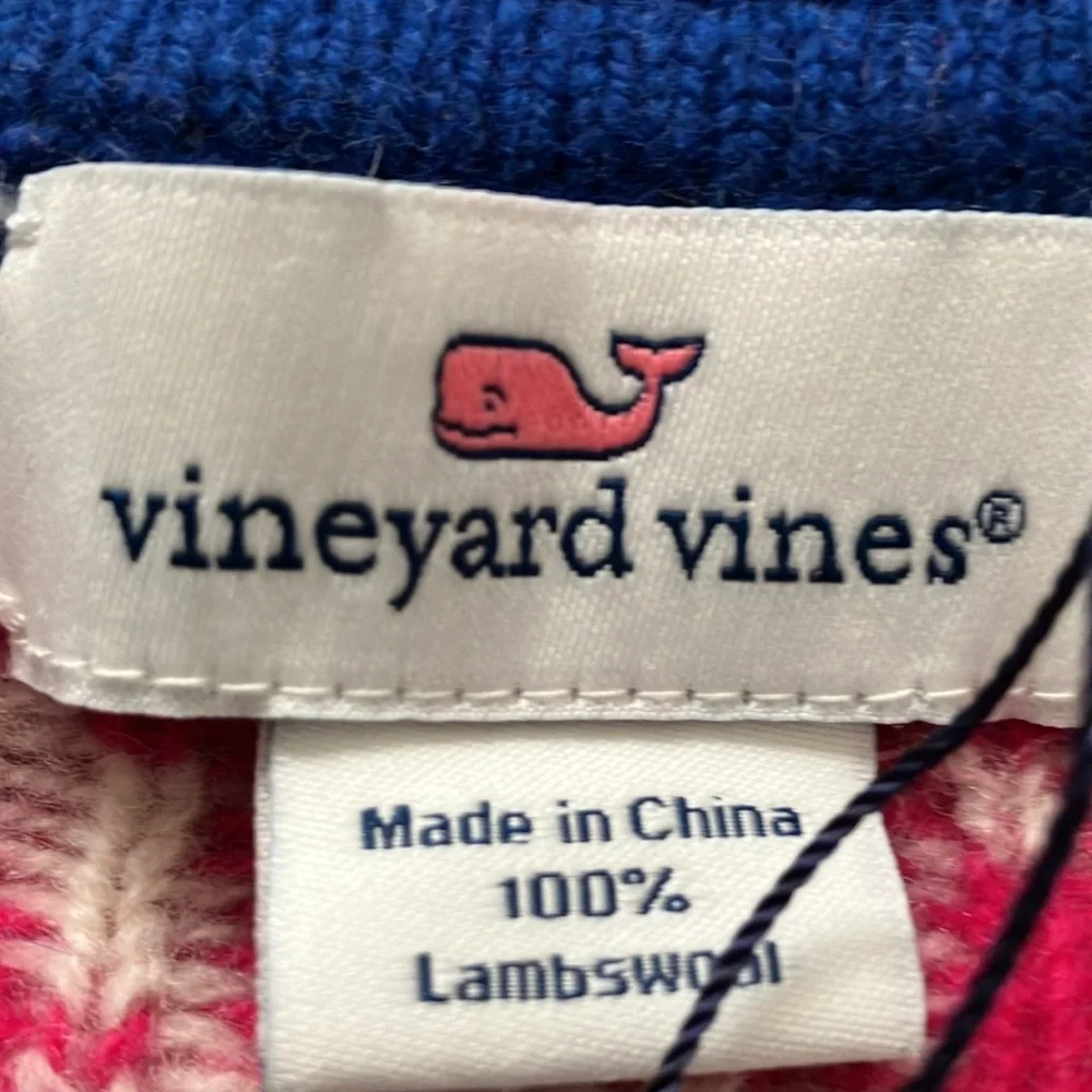 Vineyard Vines Fairisle lobster sweater NWT - Picture 5 of 7